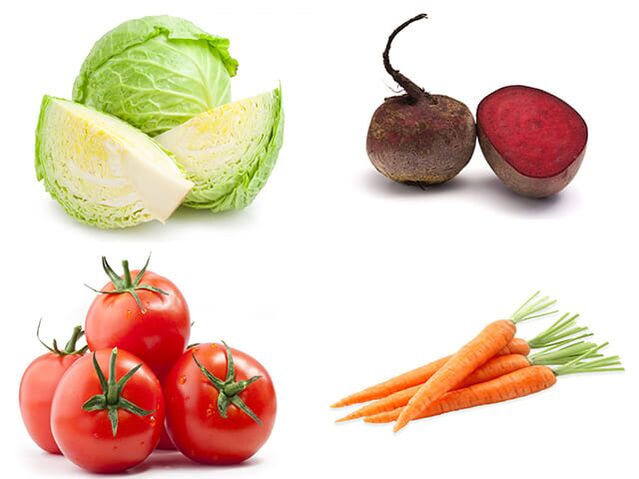 Le chou, les betteraves, les tomates et les carottes sont des légumes abordables qui stimulent la puissance masculine